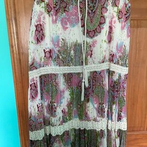Boho Floral Skirt - Size XL